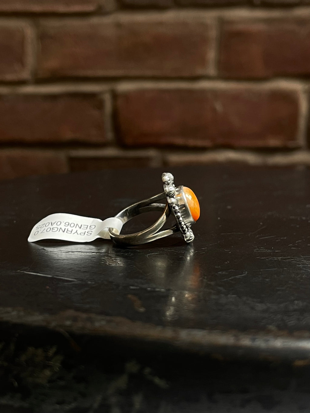 Spiny Oyster Ring | Sterling Silver | Size 7 | A025