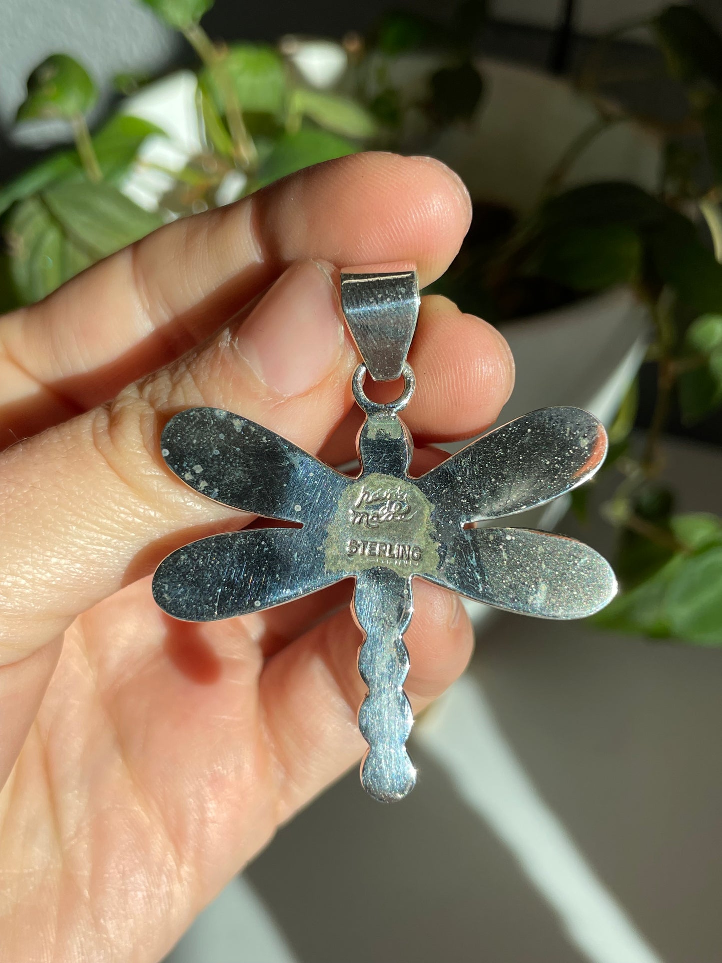 Spiny Oyster Butterfly Pendant | Sterling Silver 925 B788