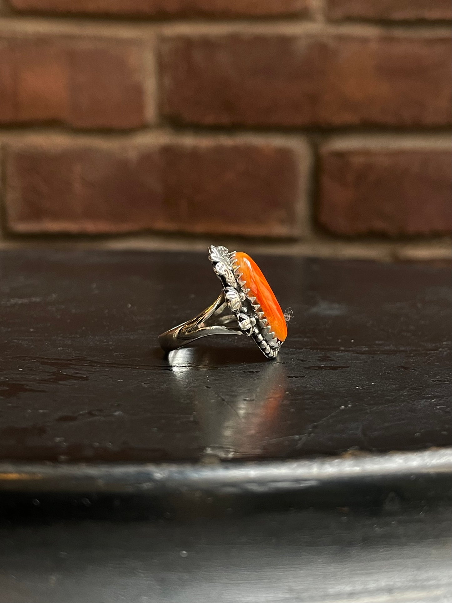 Spiny Oyster Butterfly Ring Size 7 | 925 Sterling Silver Southwest E130