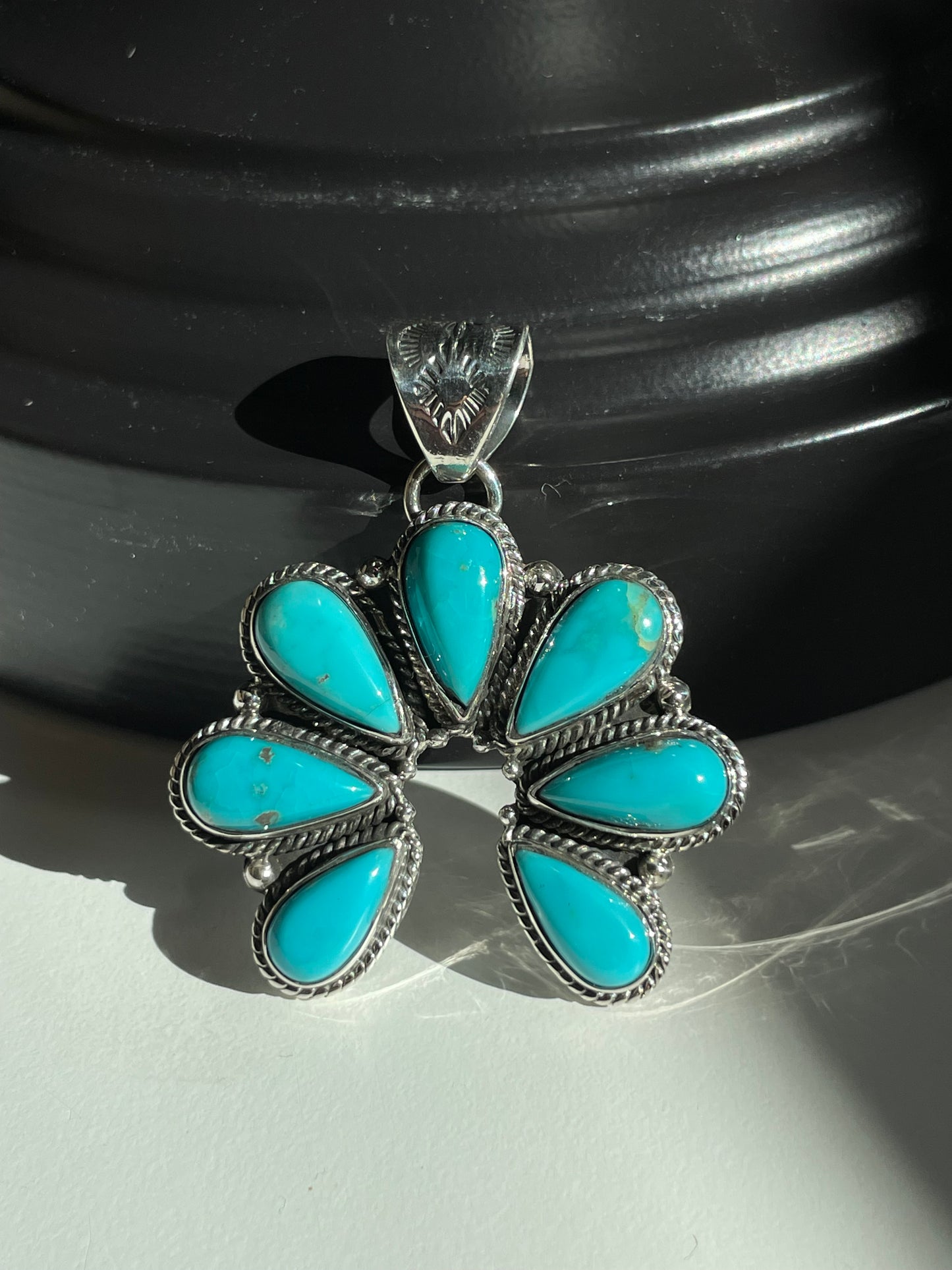 Turquoise Naja Pendant | Sterling Silver 925 B843