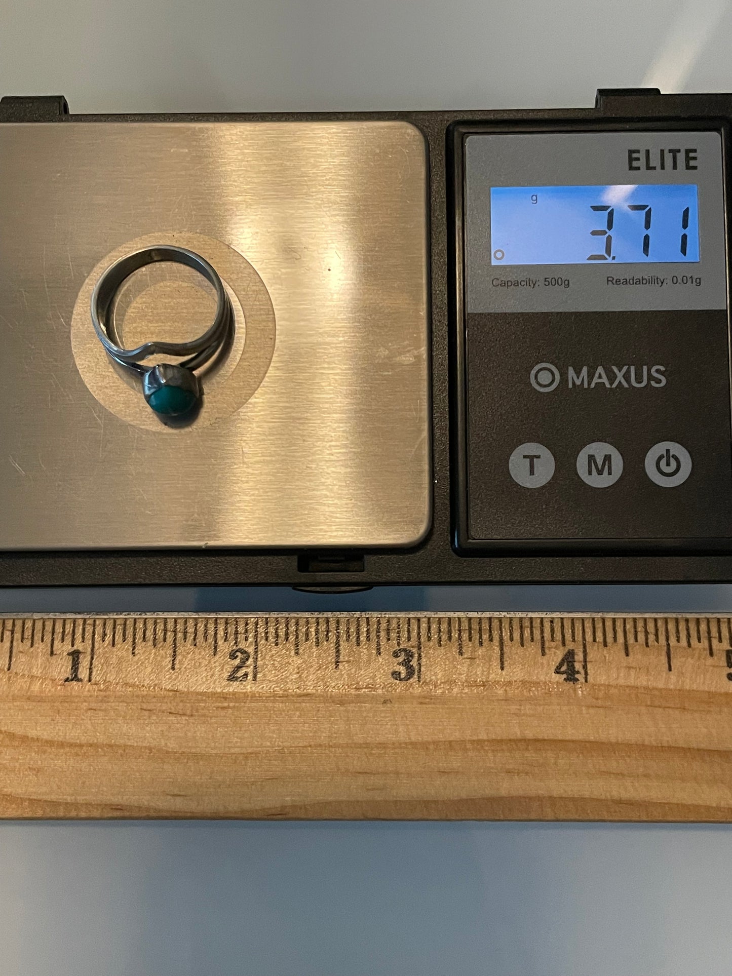 Kingman Turquoise Ring | Sterling Silver | Size 7 G377
