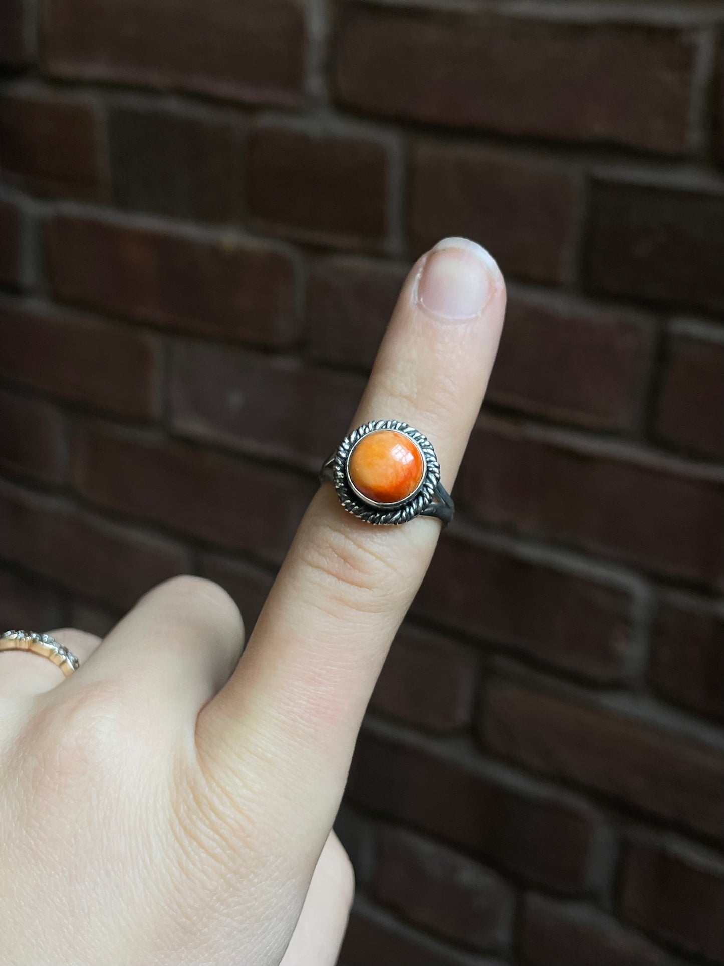 Spiny Oyster Ring Size 7 | 925 Sterling Silver Southwest E134