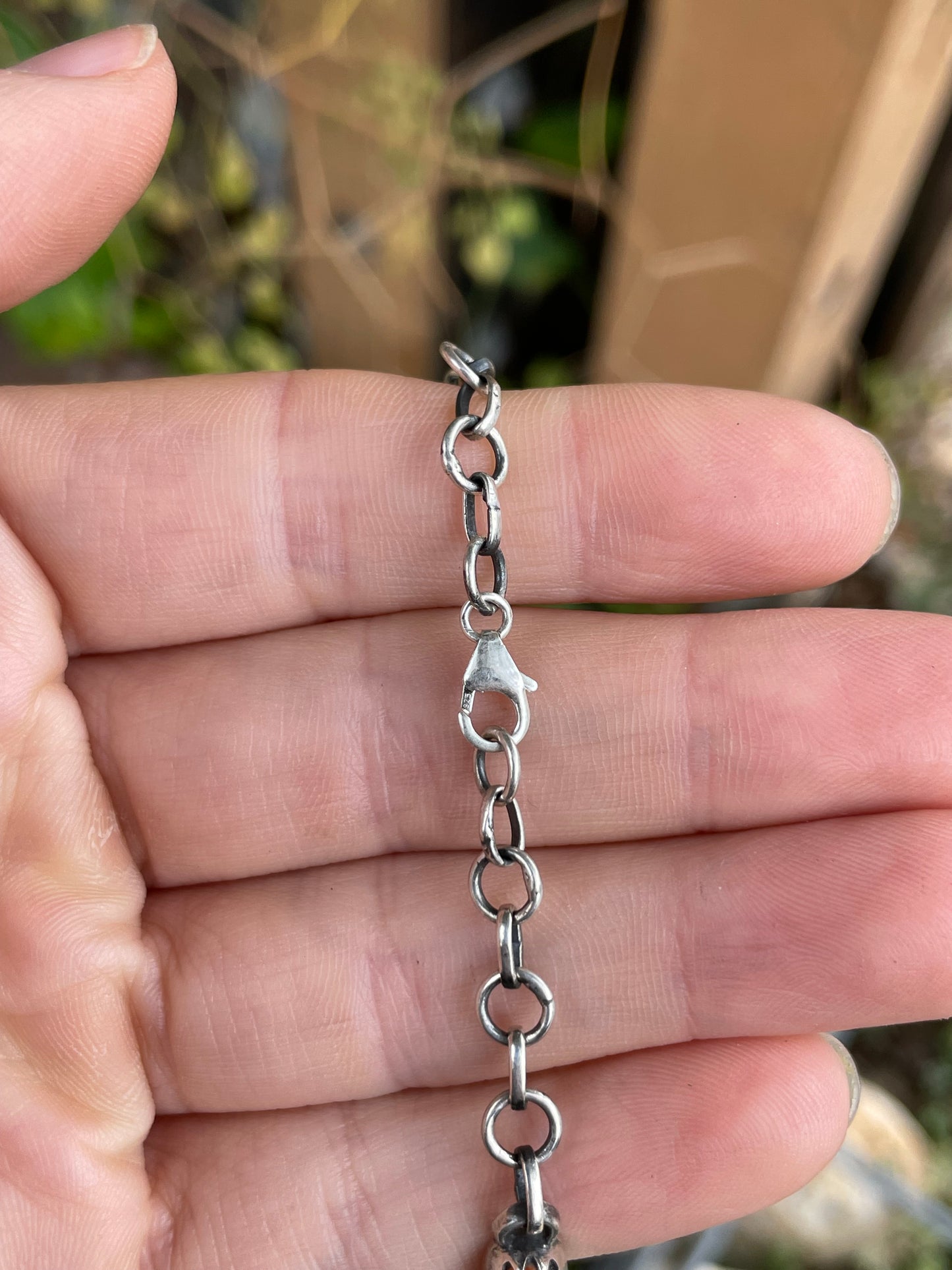 Spiny Oyster Link Bracelet | 925 Sterling Silver B978