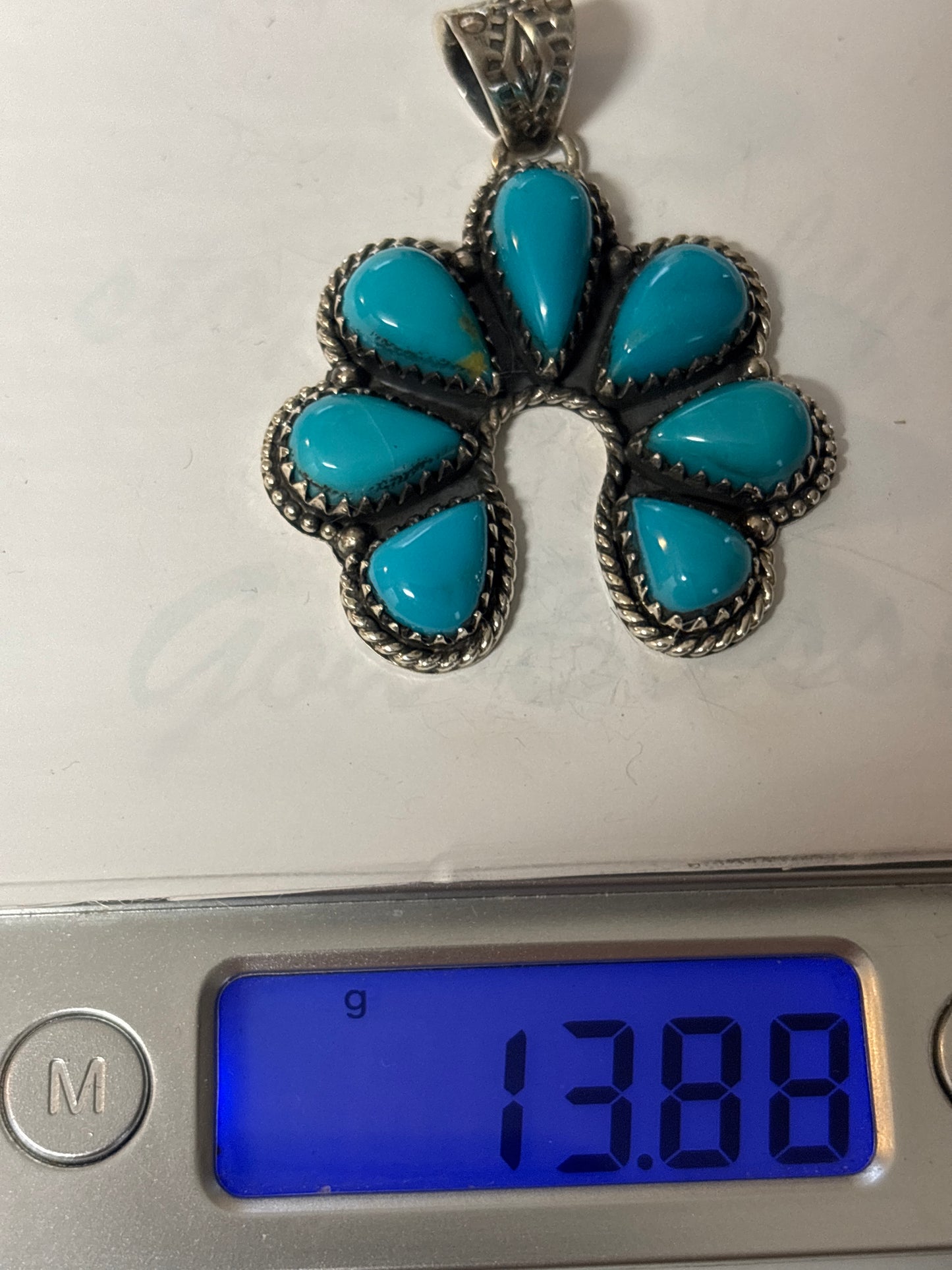 Turquoise Naja Pendant | 925 Sterling Silver C906