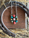 Mixed Stone Statement Necklace | 925 Sterling Silver Z17