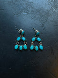 Kingman Turquoise Chandelier Earrings | 925 Sterling Silver E404