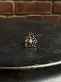 Pink Conch Christmas Tree Ring | Sterling Silver 925 | Size 7.75 C945