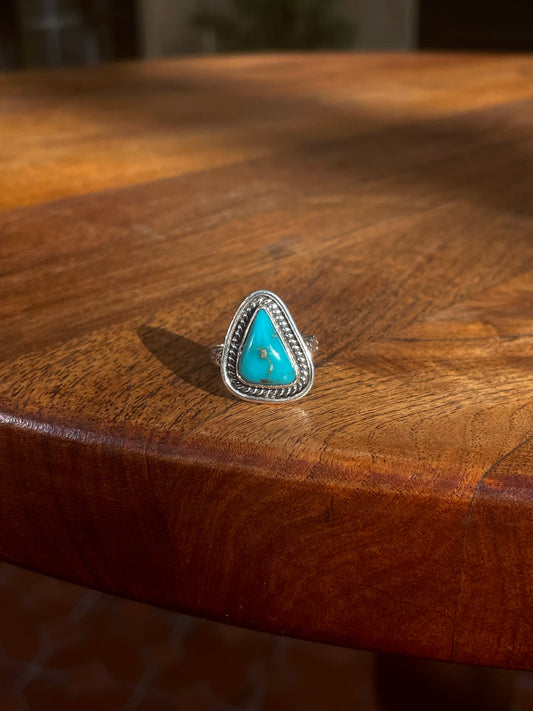 Turquoise Ring Size 7.75 | 925 Sterling Silver C879
