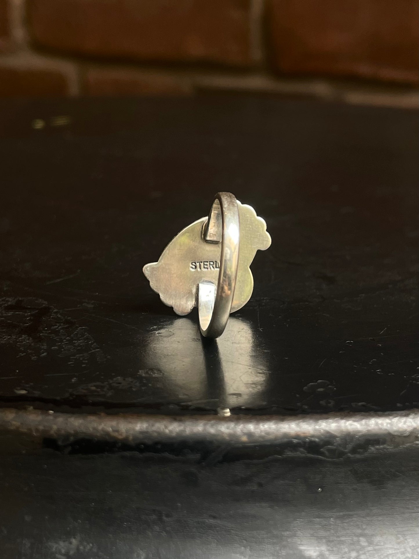 Pink Conch Heart Ring Size 9 | 925 Sterling Silver G132
