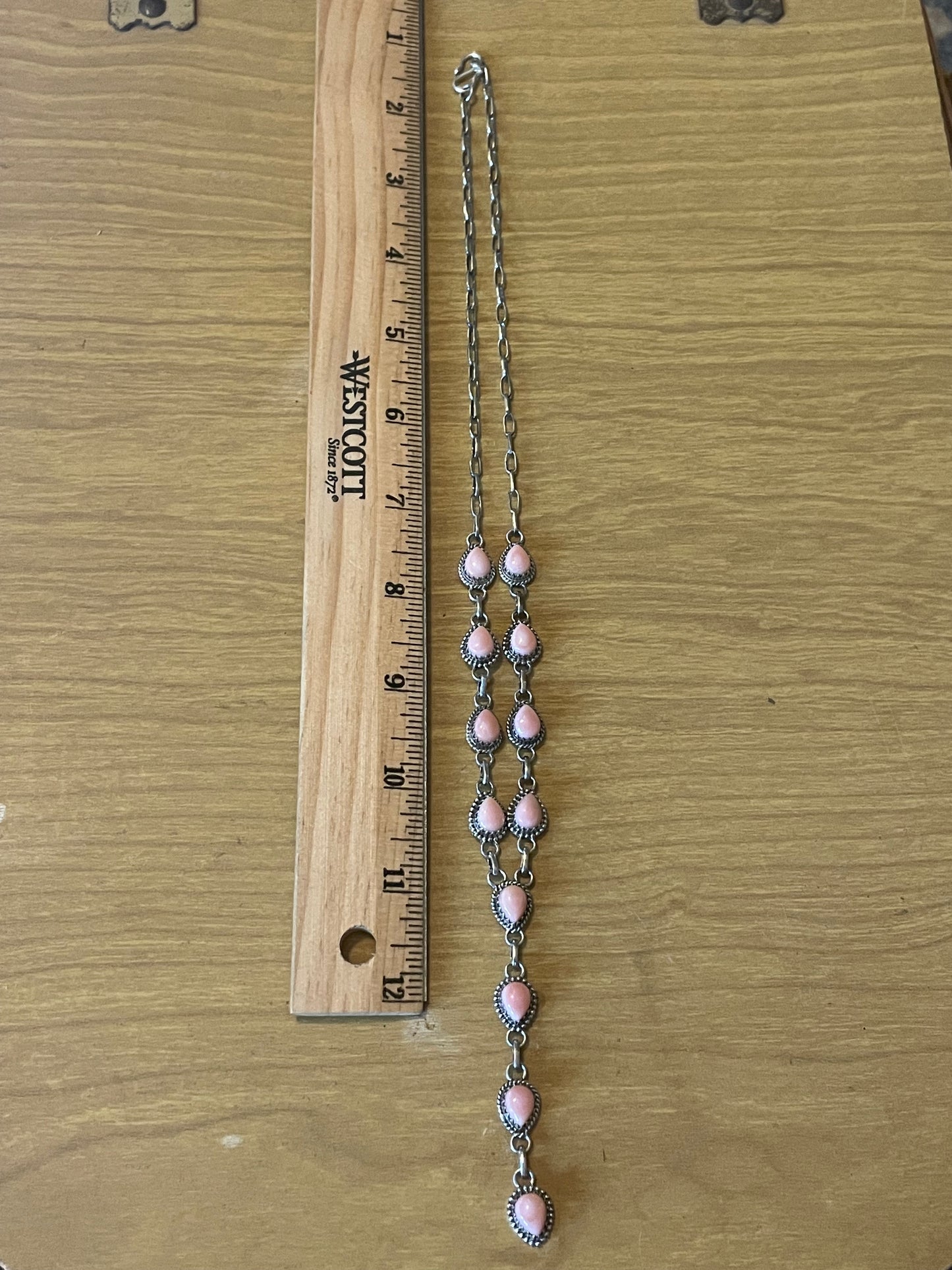 Pink Conch Necklace | 925 Sterling Silver E981