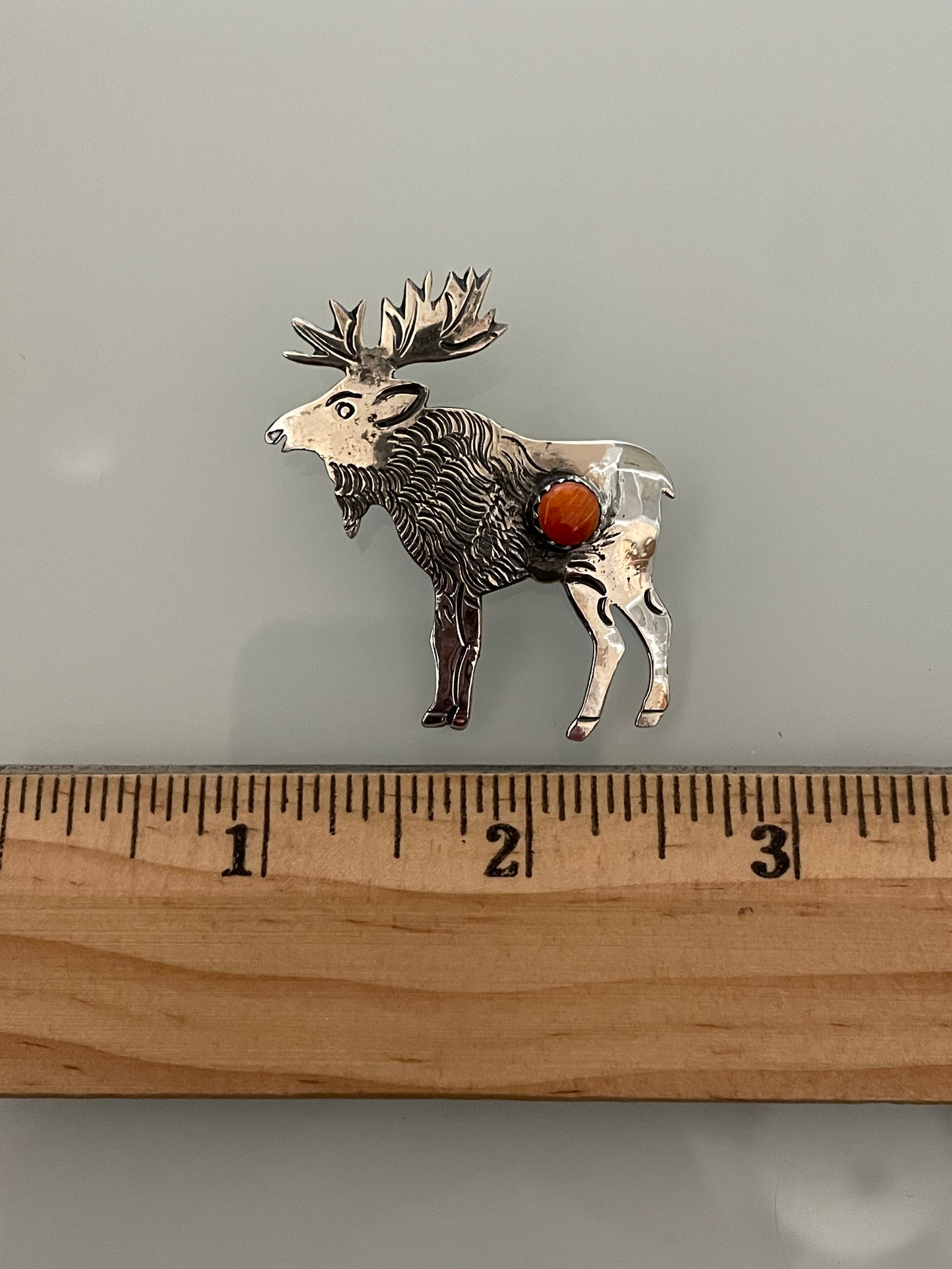 Spiny Oyster Elk Pendant | 925 Sterling Silver E231