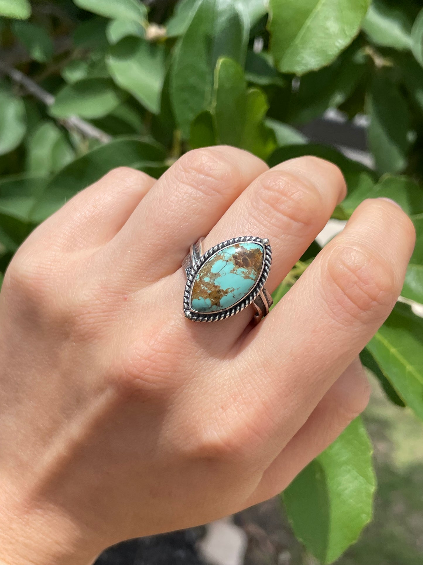 Kingman Turquoise Ring Size 9 | 925 Sterling Silver D167