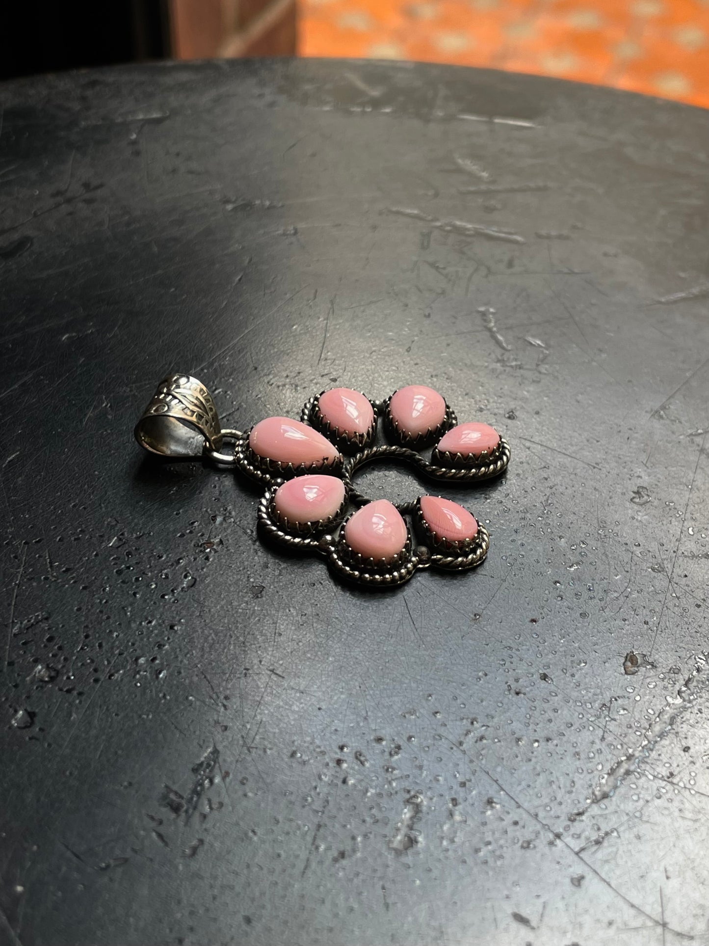 Pink Conch Naja Pendant | 925 Sterling Silver E217