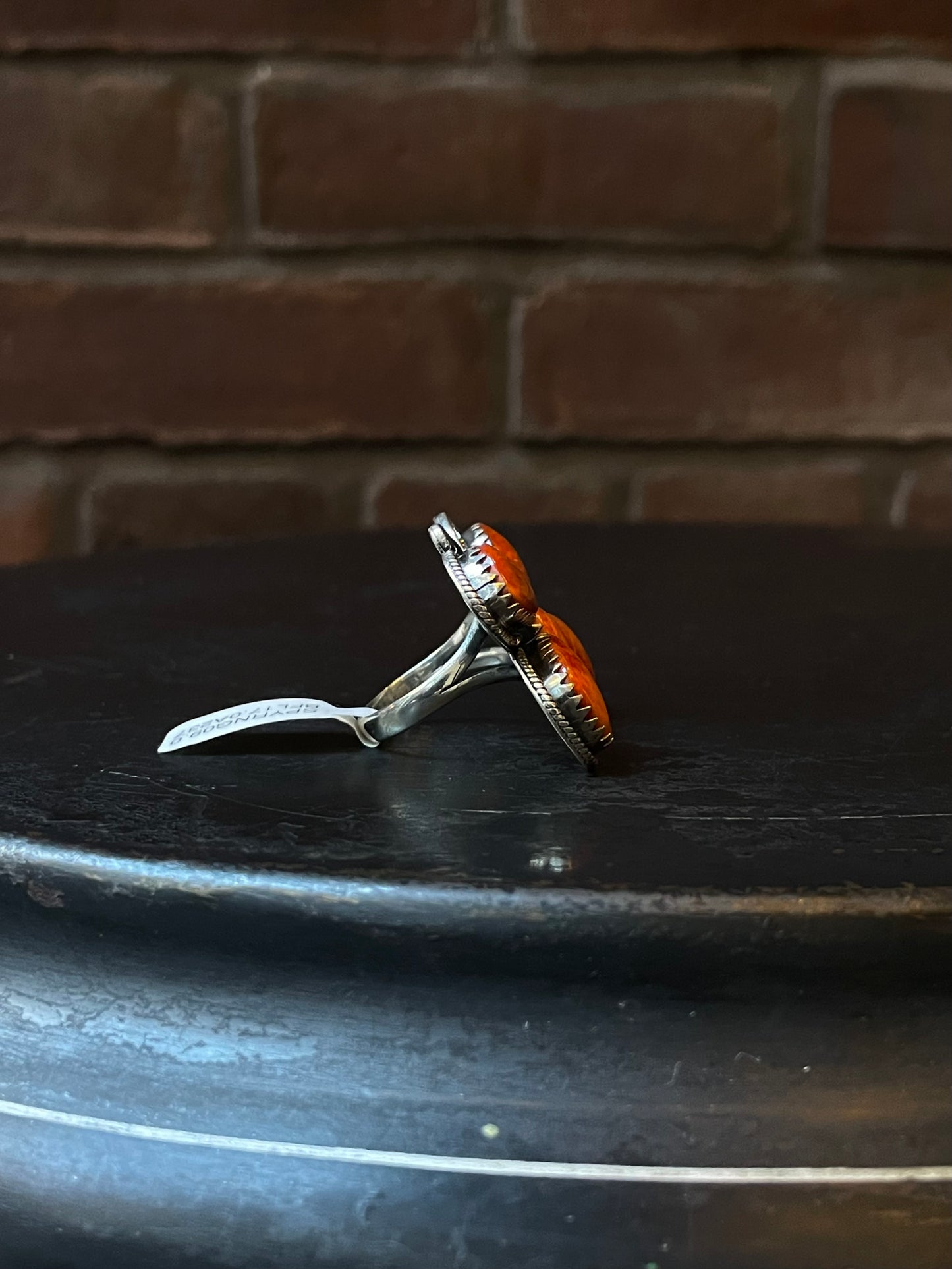 Spiny Oyster Butterfly Ring | Sterling Silver | Size 9 | A237