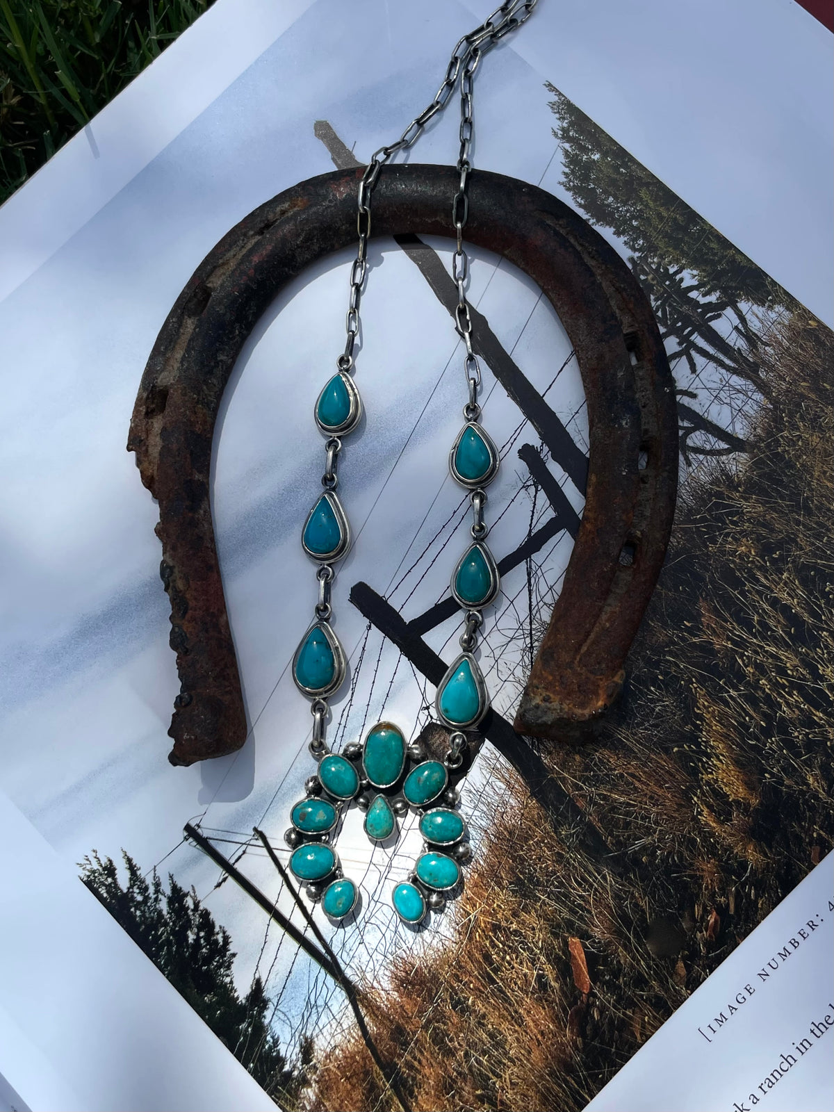 Turquoise Naja Necklace | 925 Sterling Silver D260