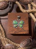 Turquoise Butterfly Pendant | 925 Sterling Silver G682