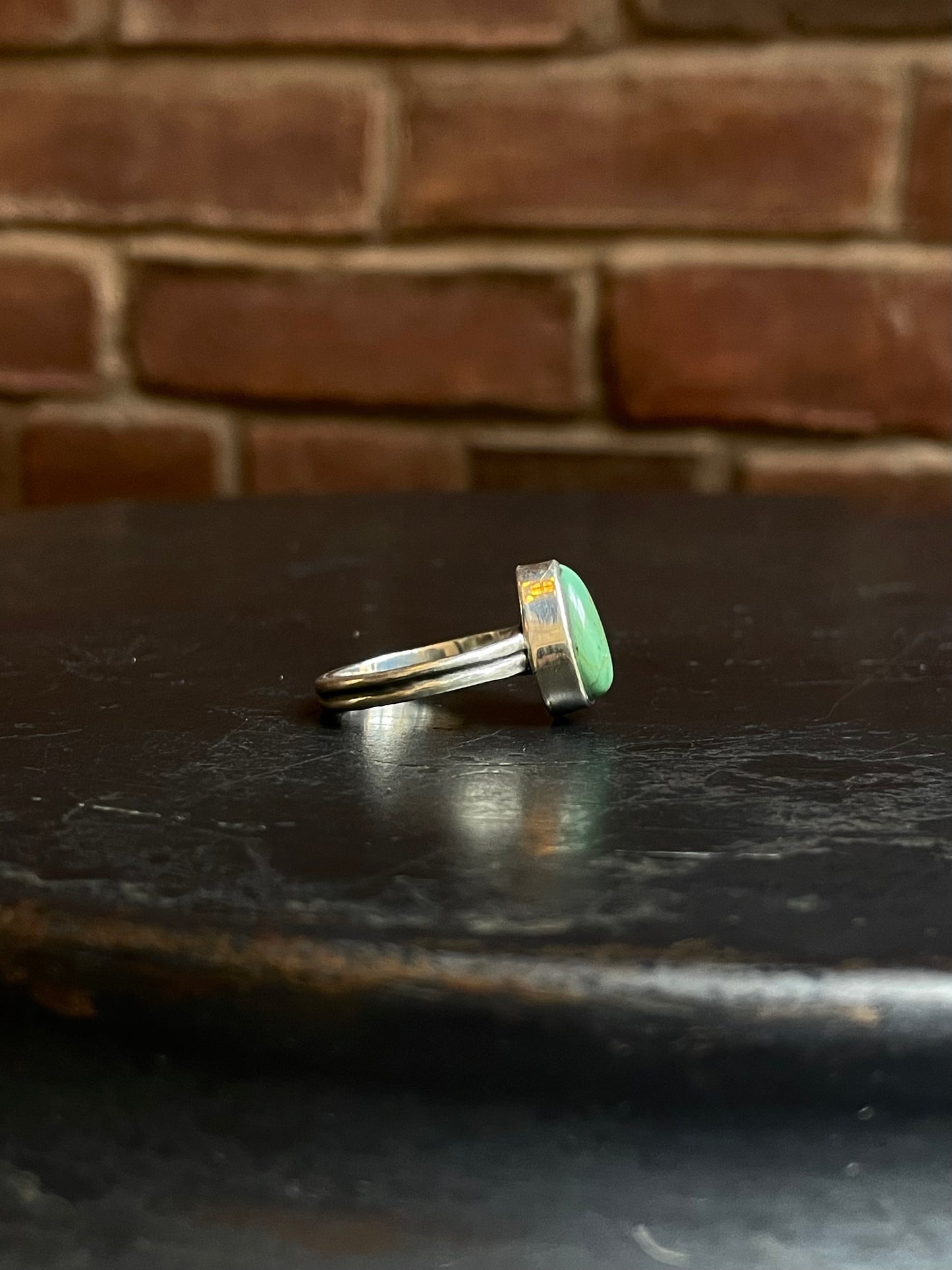 Turquoise Ring | 925 Sterling Silver Size 8 E454