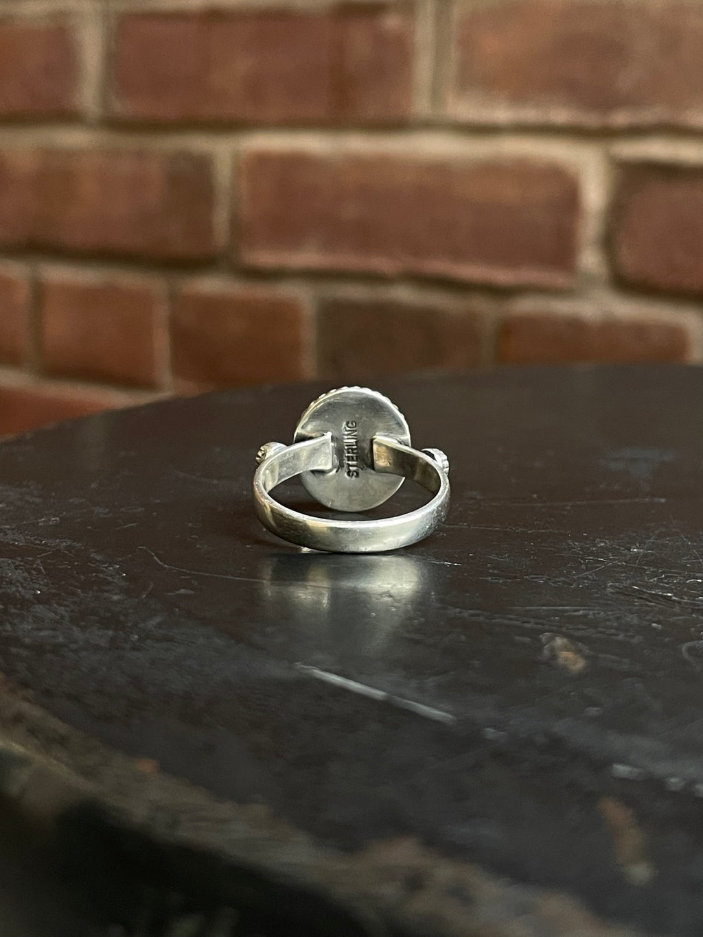 Pink Conch Ring Size 9 | 925 Sterling Silver E759