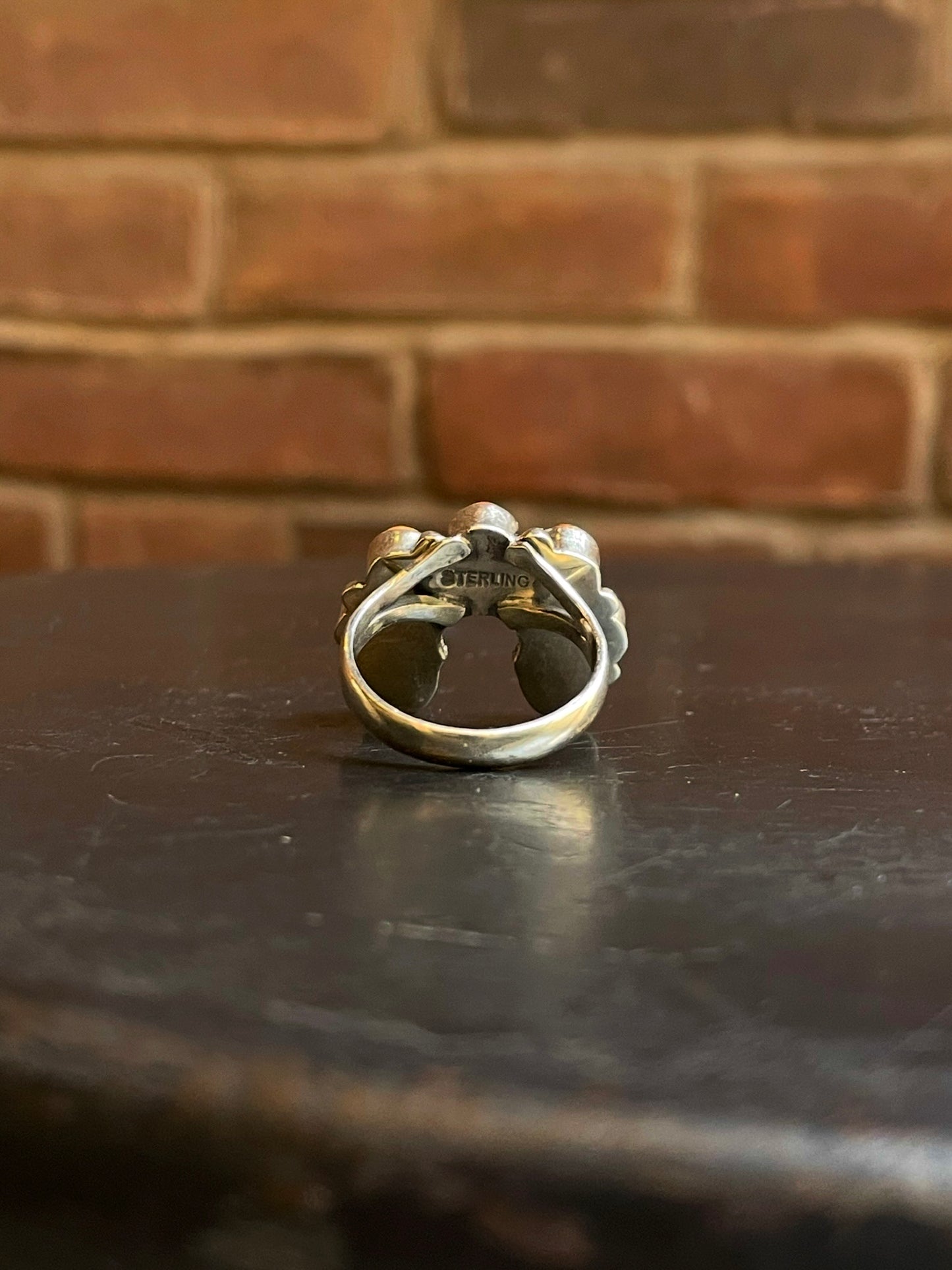 Spiny Oyster Naja Ring Size 8.75 | Sterling Silver E850
