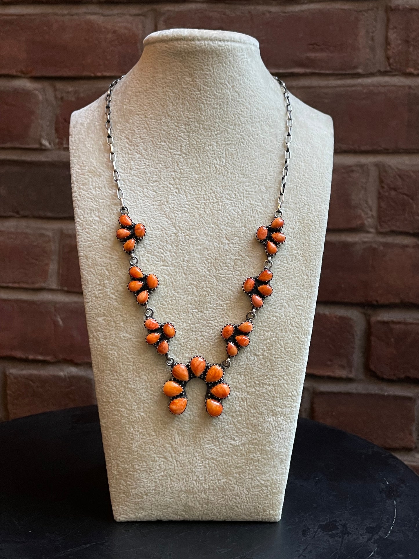 Spiny Oyster Naja Necklace | 925 Sterling Silver E369