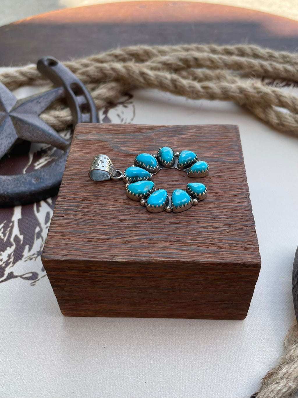 Turquoise Naja Pendant | 925 Sterling Silver G687