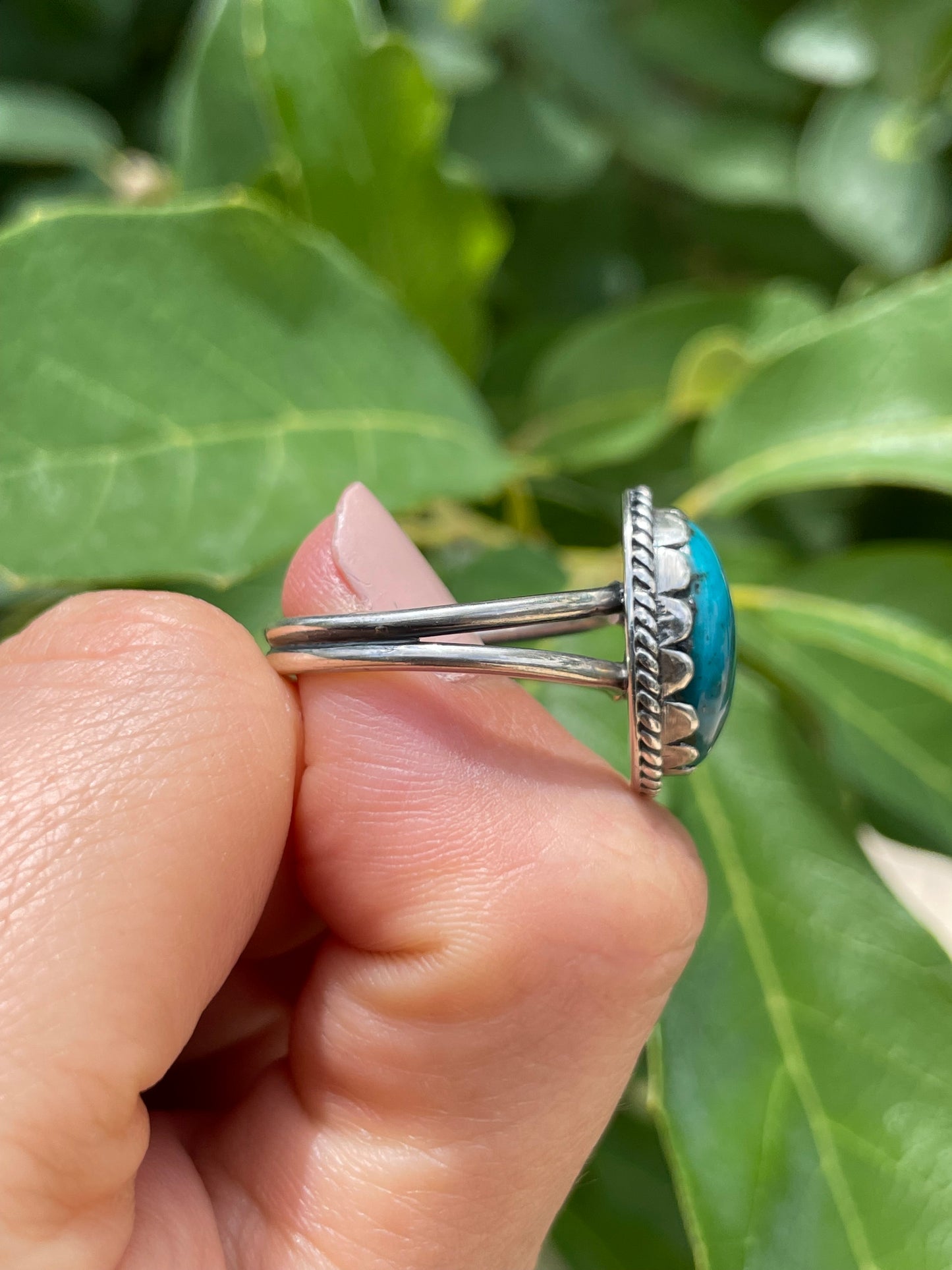 Kingman Turquoise Ring Size 9 | 925 Sterling Silver D183