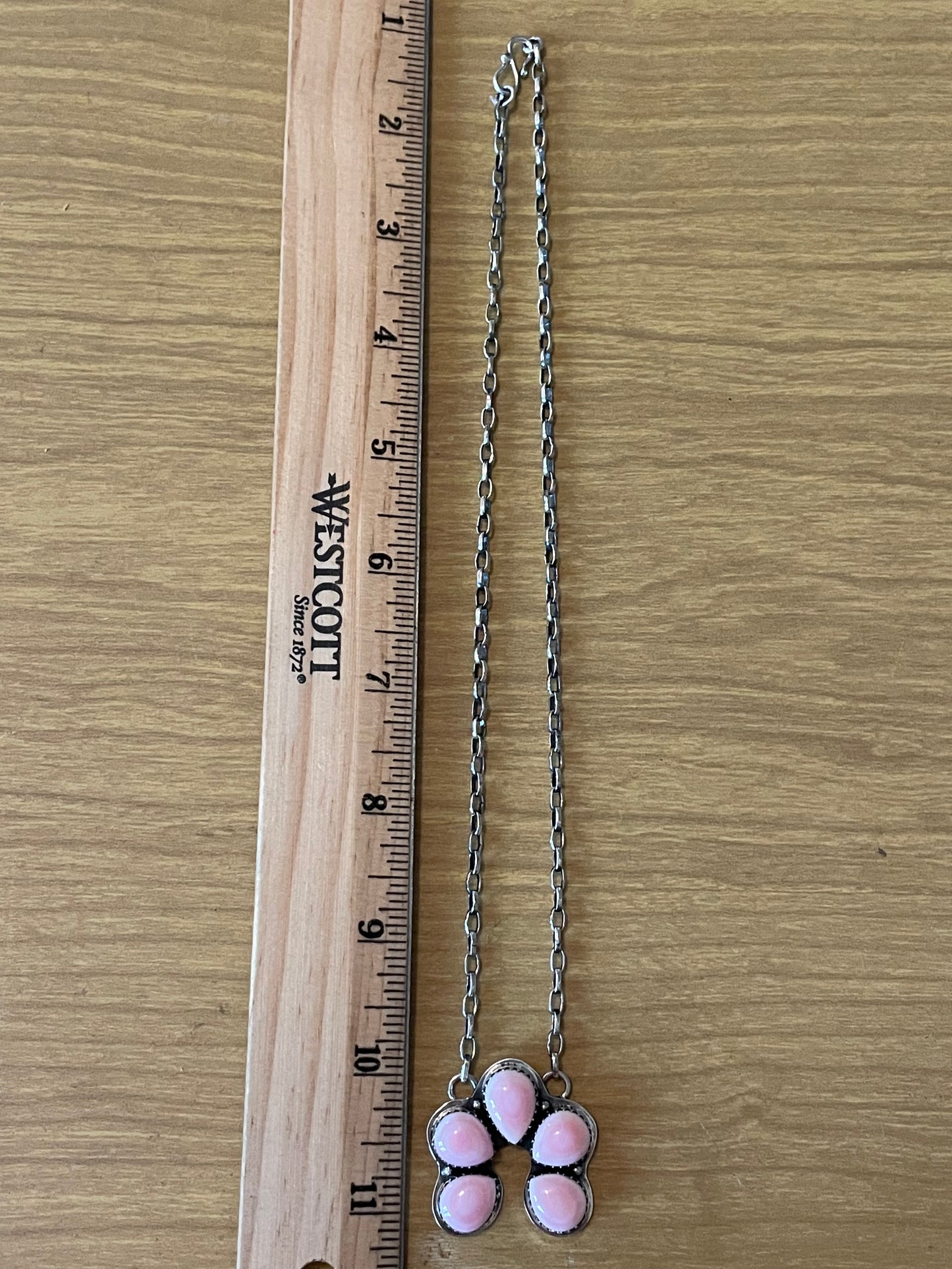 Pink Conch Naja Necklace | 925 Sterling Silver E971