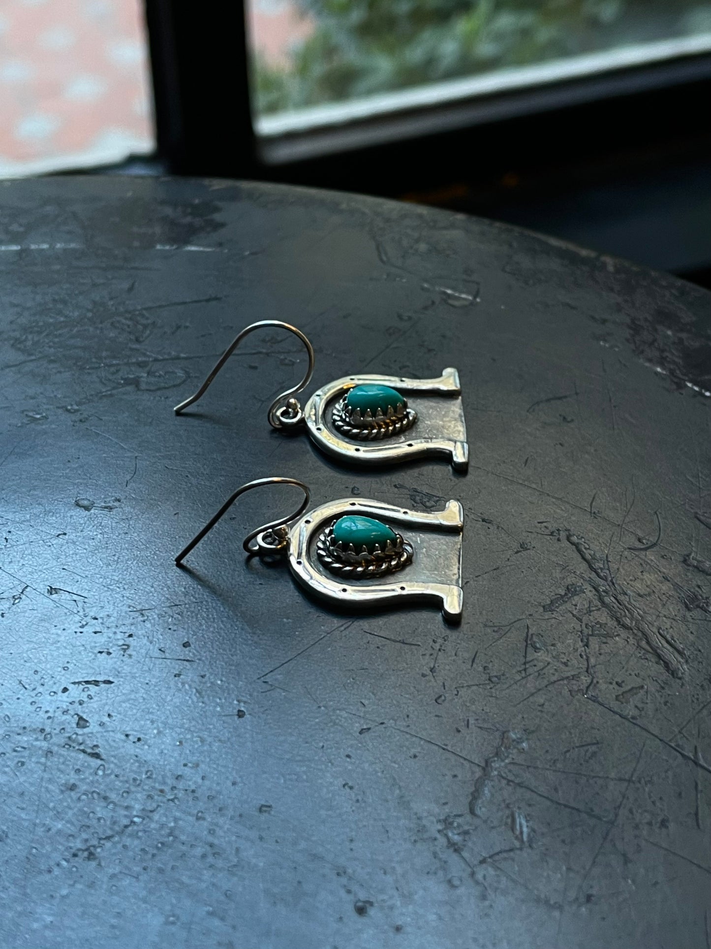 Kingman Turquoise Earrings | 925 Sterling Silver E372