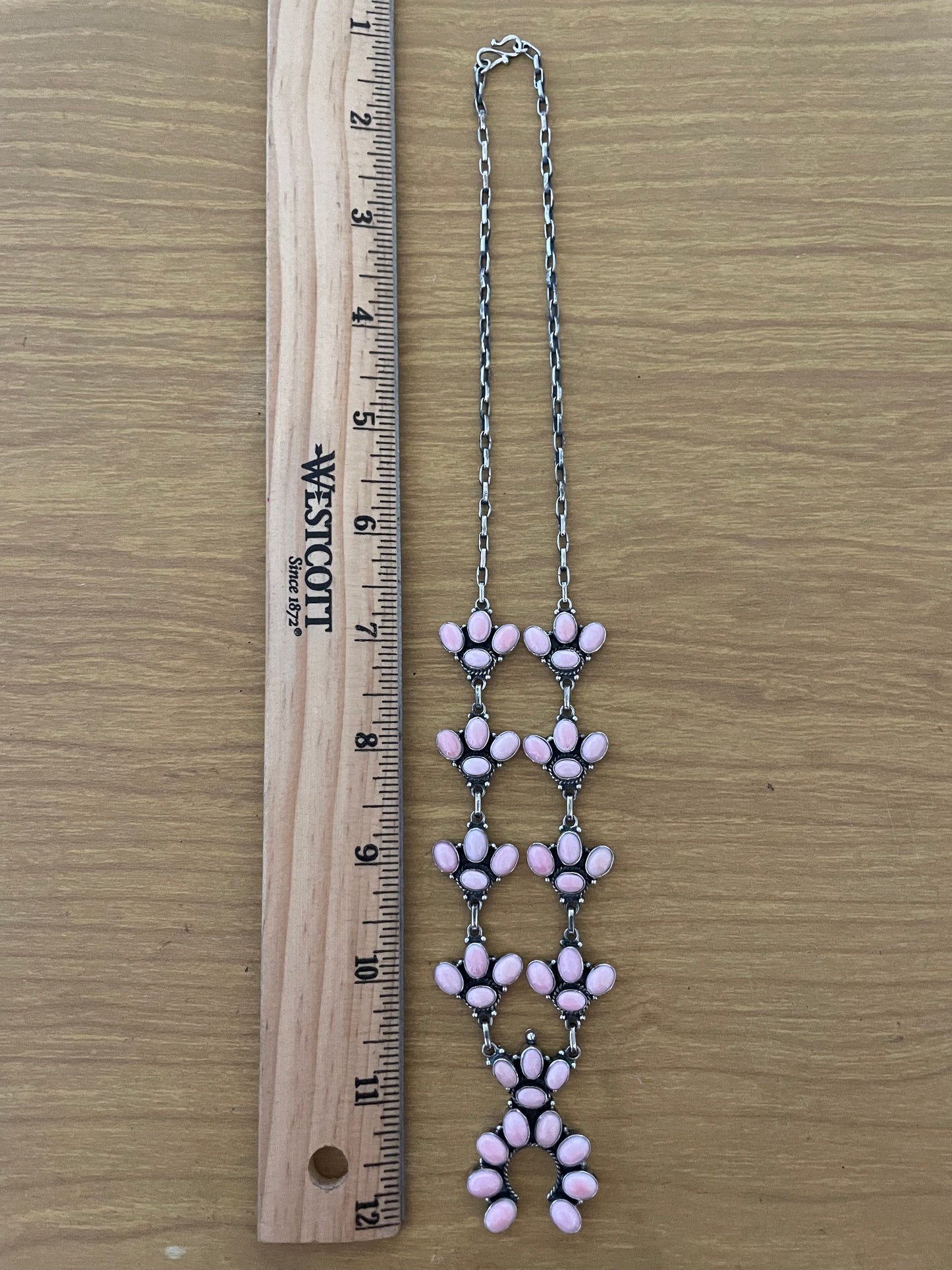 Pink Conch Naja Necklace | 925 Sterling Silver E333