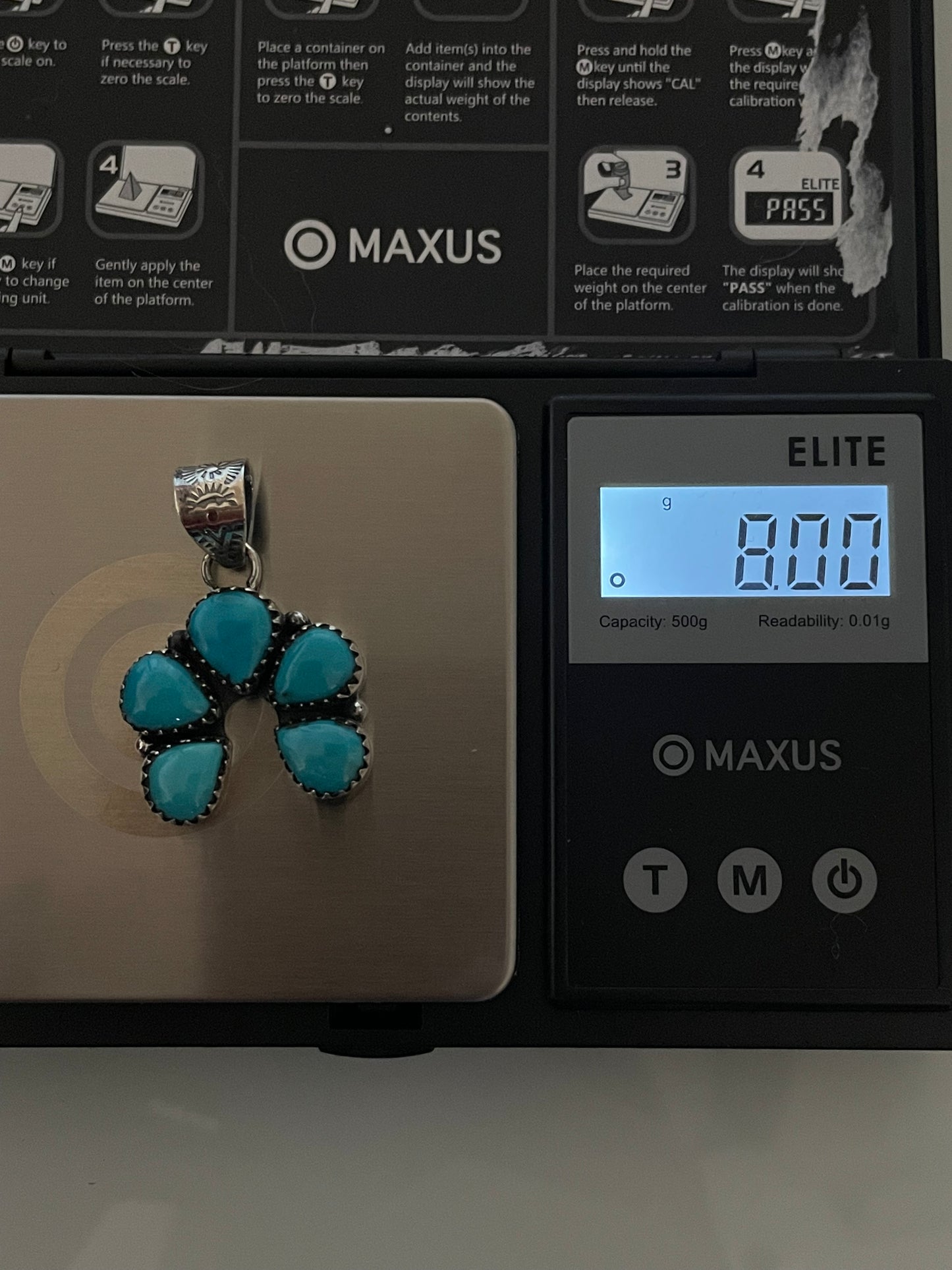 Turquoise Naja Pendant | 925 Sterling Silver E230