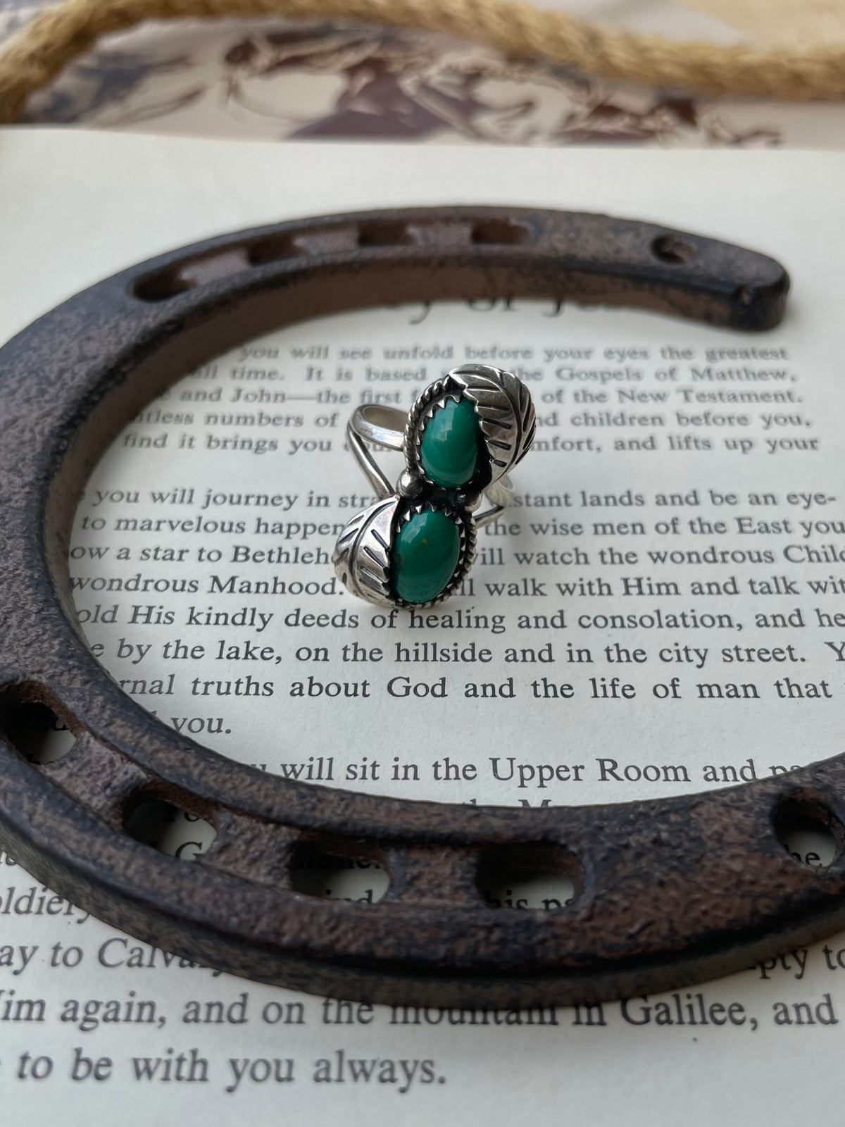 Turquoise Ring Size 8 | 925 Sterling Silver G771