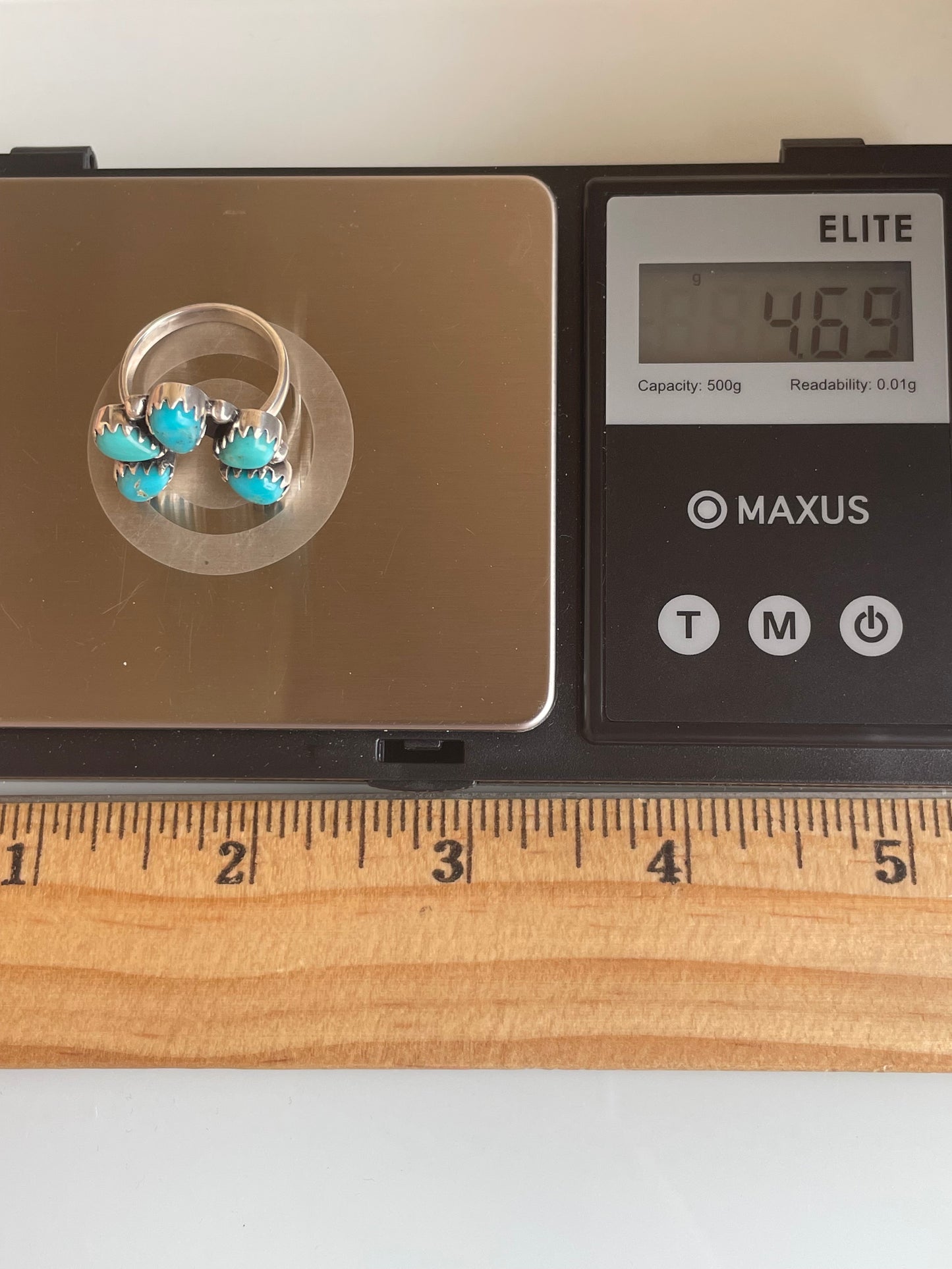 Kingman Turquoise Naja Ring Size 6.25 | 925 Sterling Silver G489