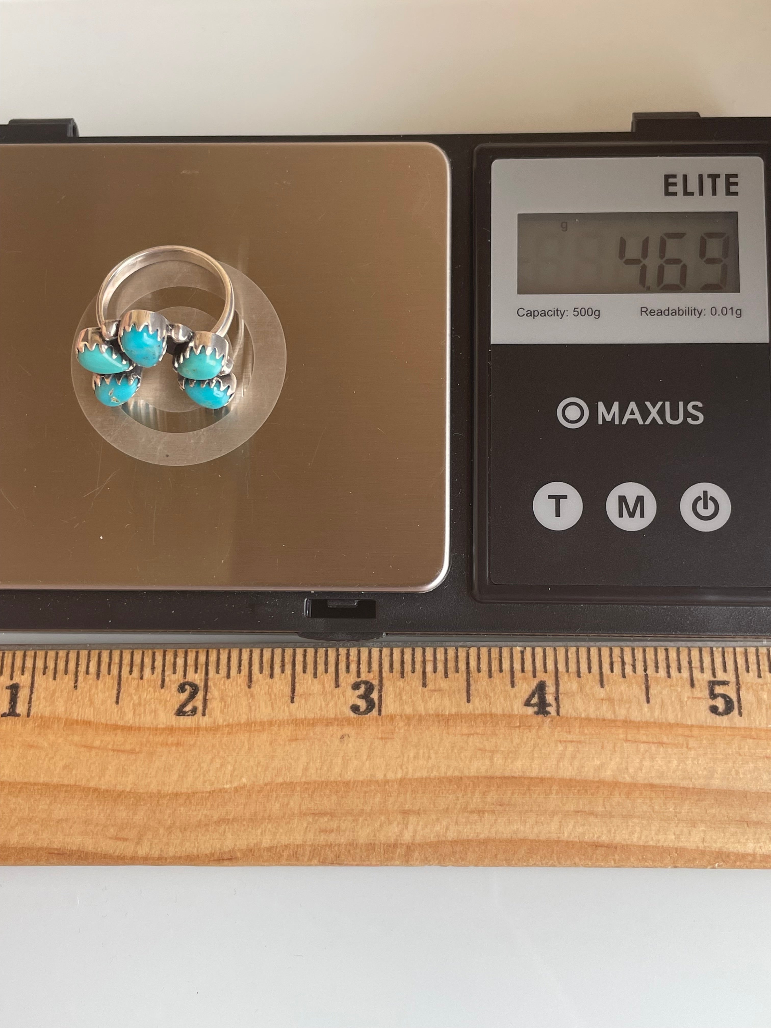 Kingman Turquoise Naja Ring Size 6.25 | 925 Sterling Silver G489