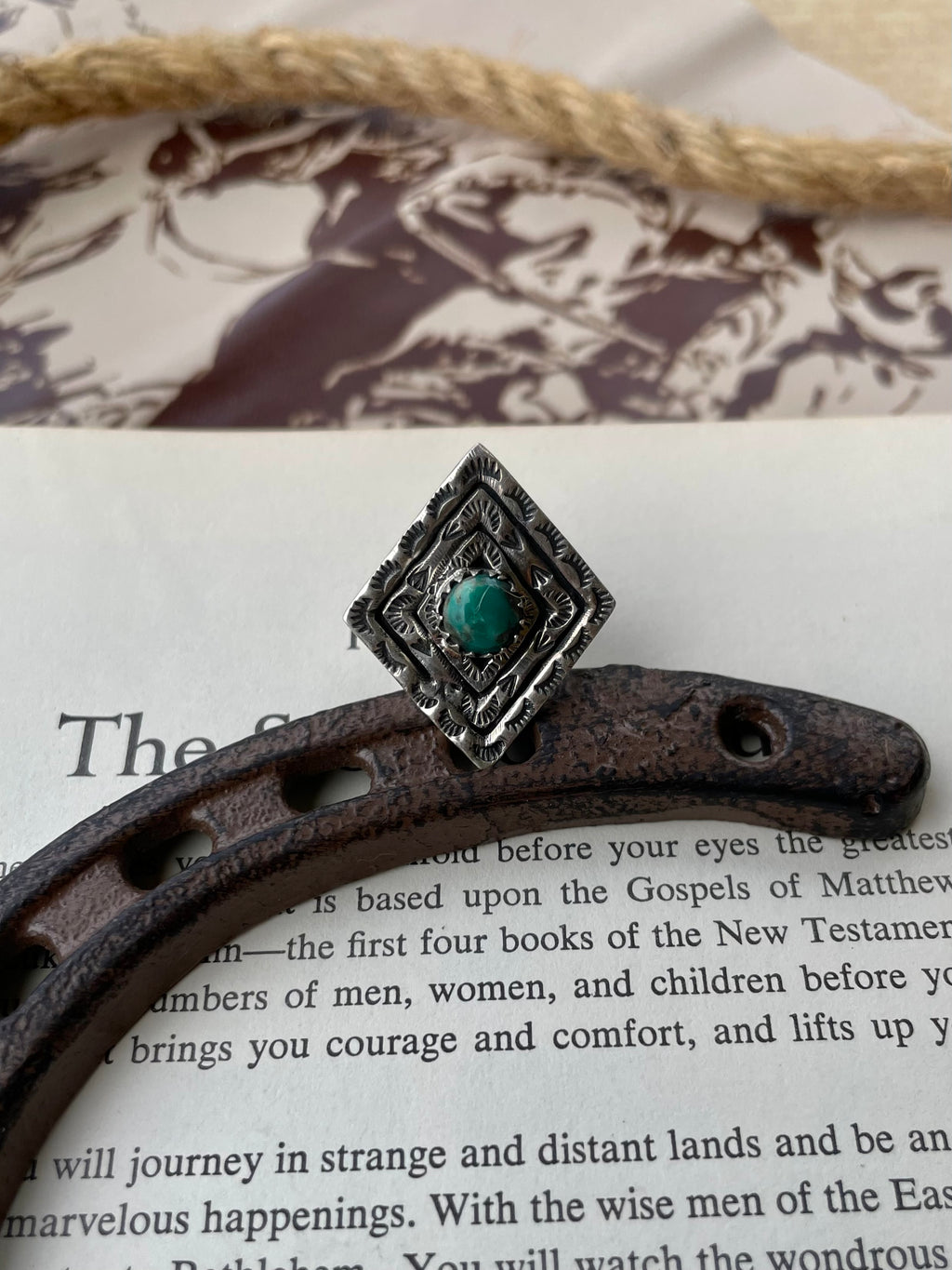 Turquoise Ring Size 5.75 | 925 Sterling Silver G773