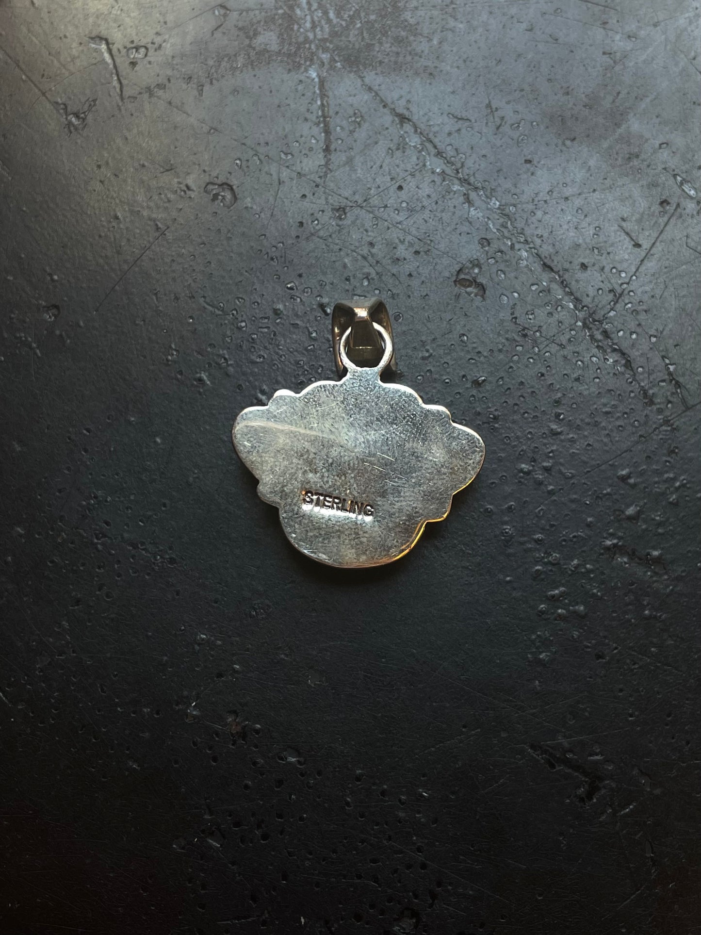 Pink Conch Thunderbird Pendant | Sterling Silver G445