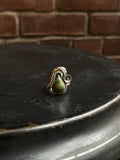 Turquoise Feather Ring Size 9 | 925 Sterling Silver C940