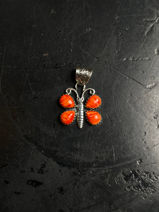 Spiny Oyster Butterfly Pendant | 925 Sterling Silver C961