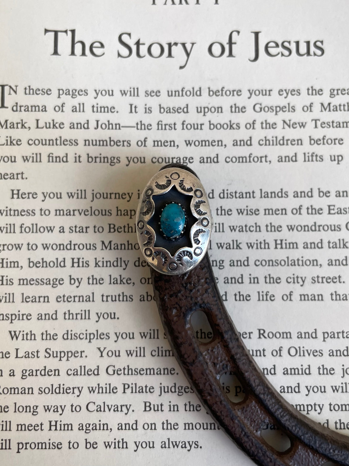 Kingman Turquoise Oval Statement Ring | 925 Sterling Silver Size 6 G812