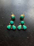 Kingman Turquoise Stud Earrings | 925 Sterling Silver G640