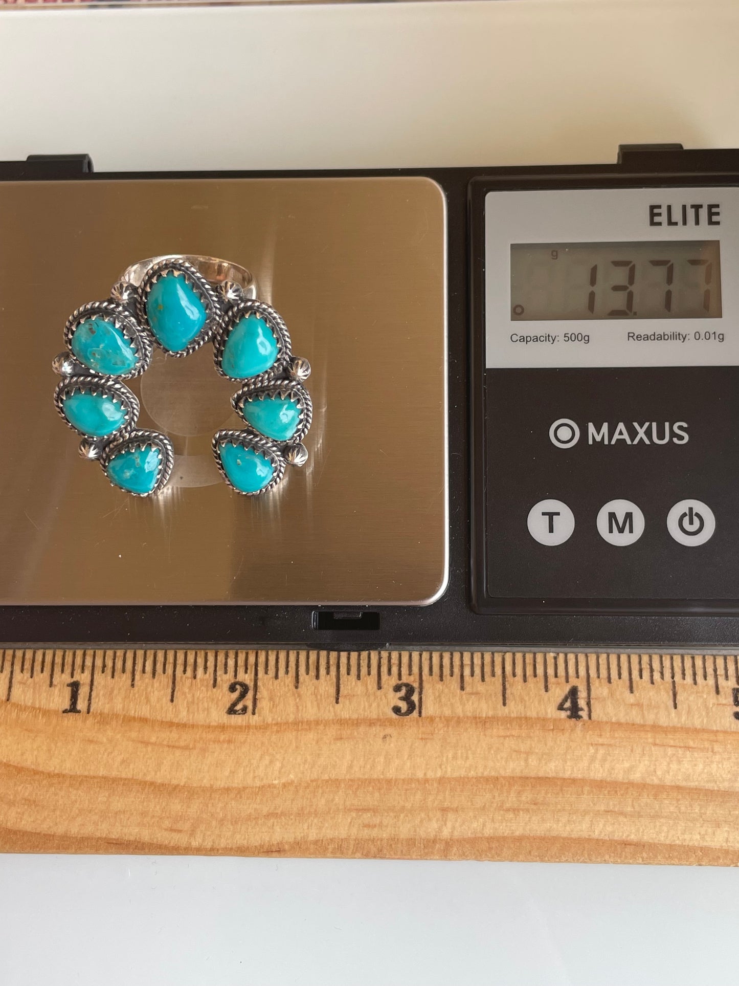 Kingman Turquoise Naja Ring Size 7 | 925 Sterling Silver G473
