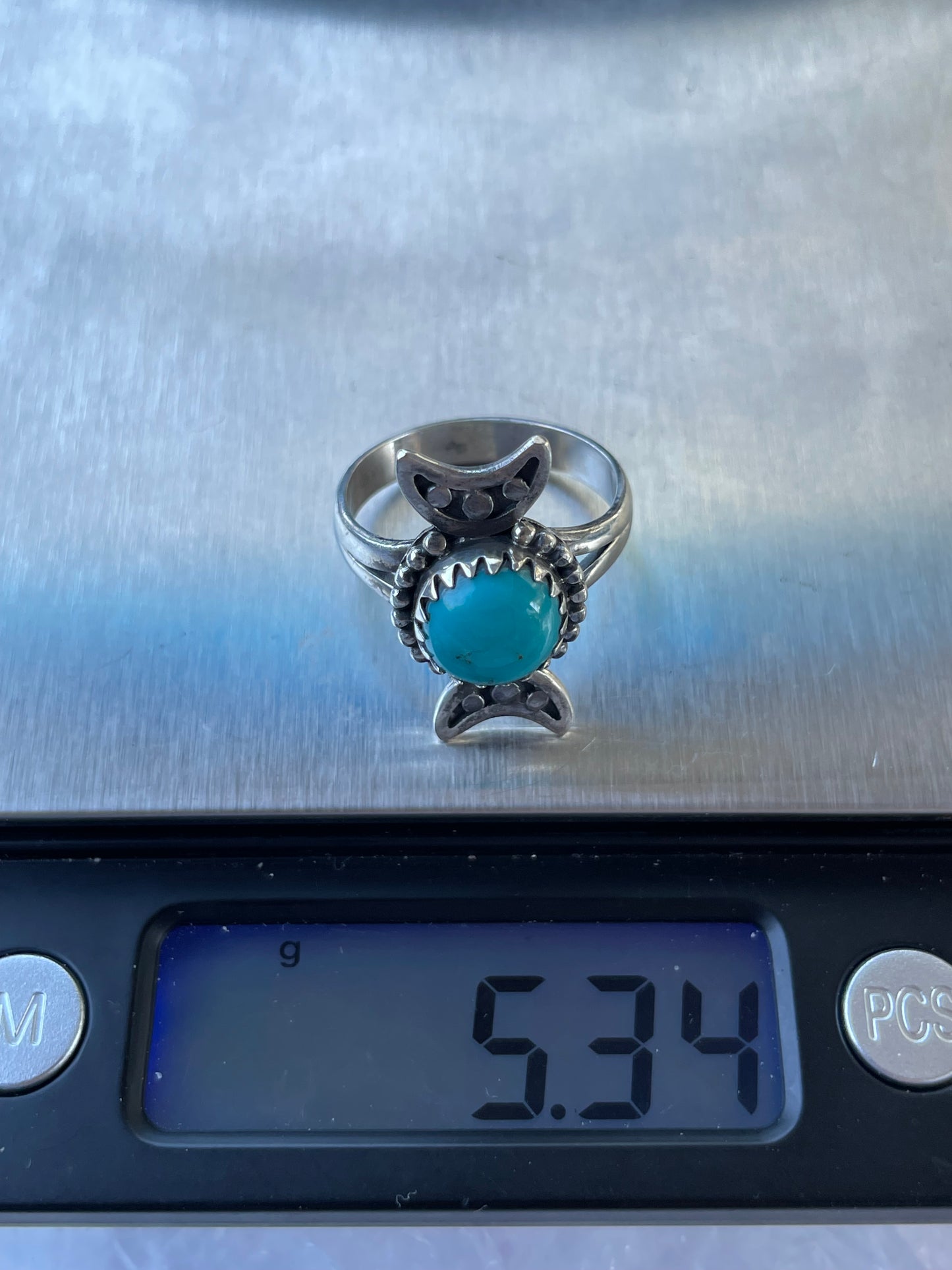 Turquoise Ring Size 8.75 | 925 Sterling Silver B934