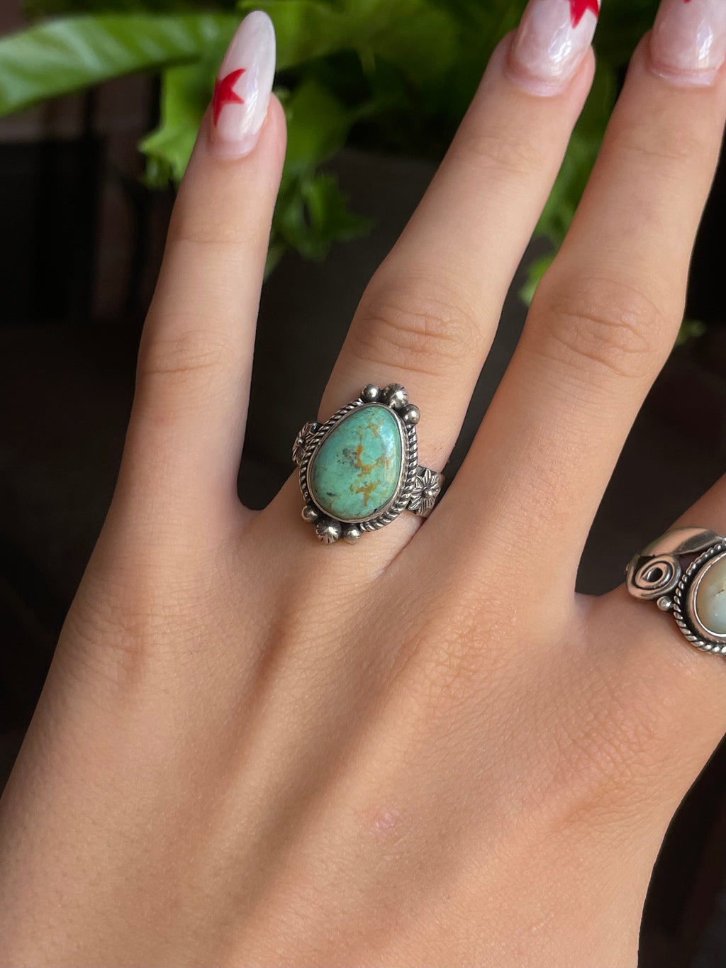 Kingman Turquoise Ring Size 7 | 925 Sterling Silver G563