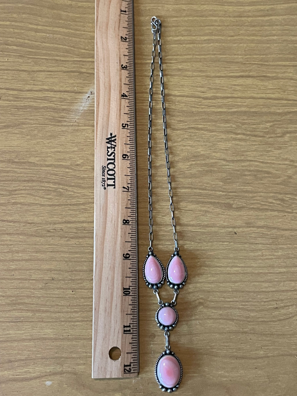Pink Conch Necklace | 925 Sterling Silver E975