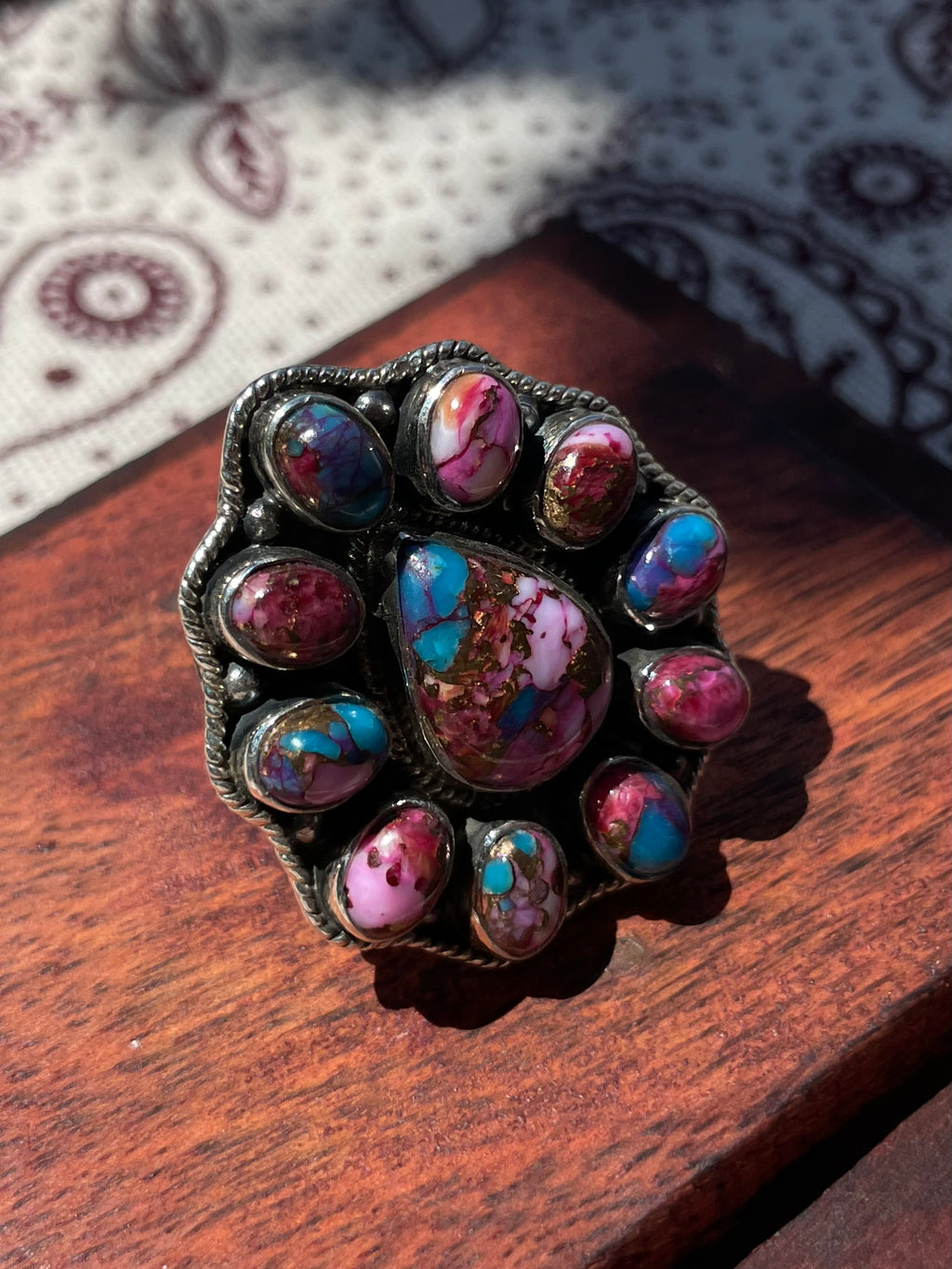Dahlia Cluster Ring Size 9.25 | 925 Sterling Silver D315