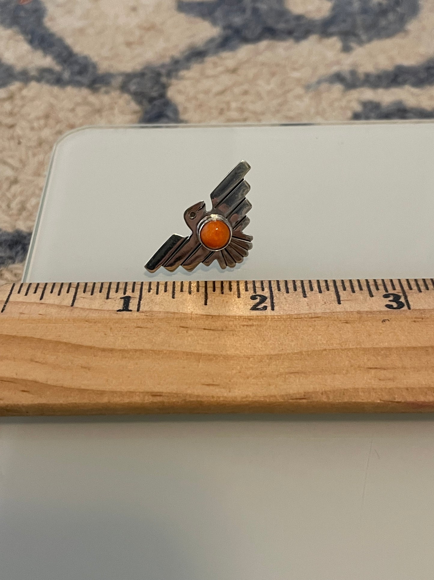 Spiny Oyster Thunderbird Stud Earrings | 925 Sterling Silver C829