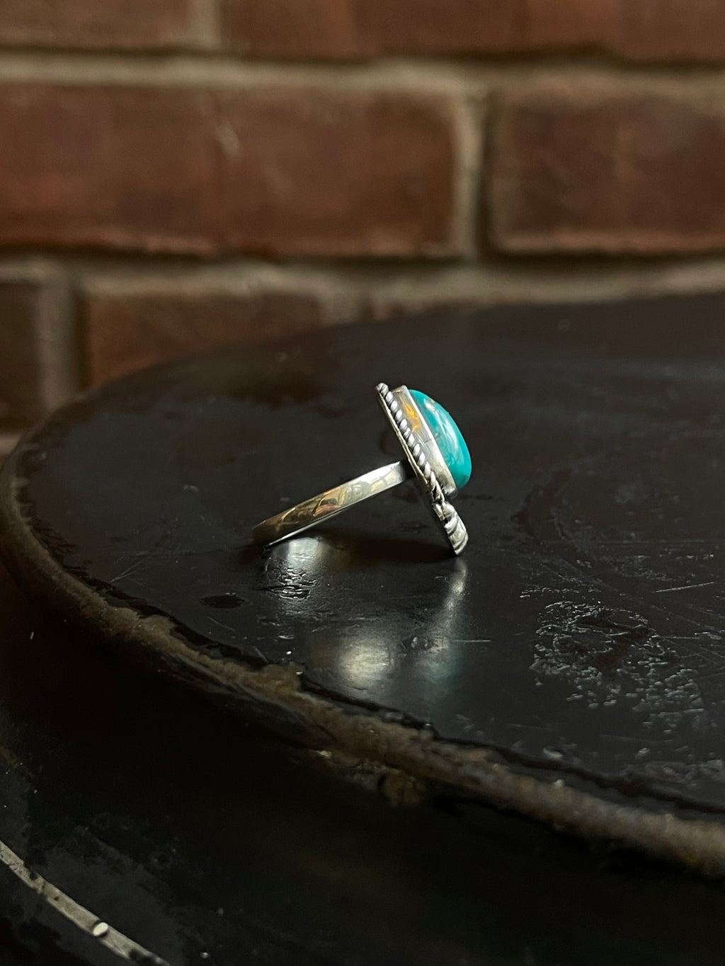 Kingman Turquoise Ring Size 7 | 925 Sterling Silver  E745