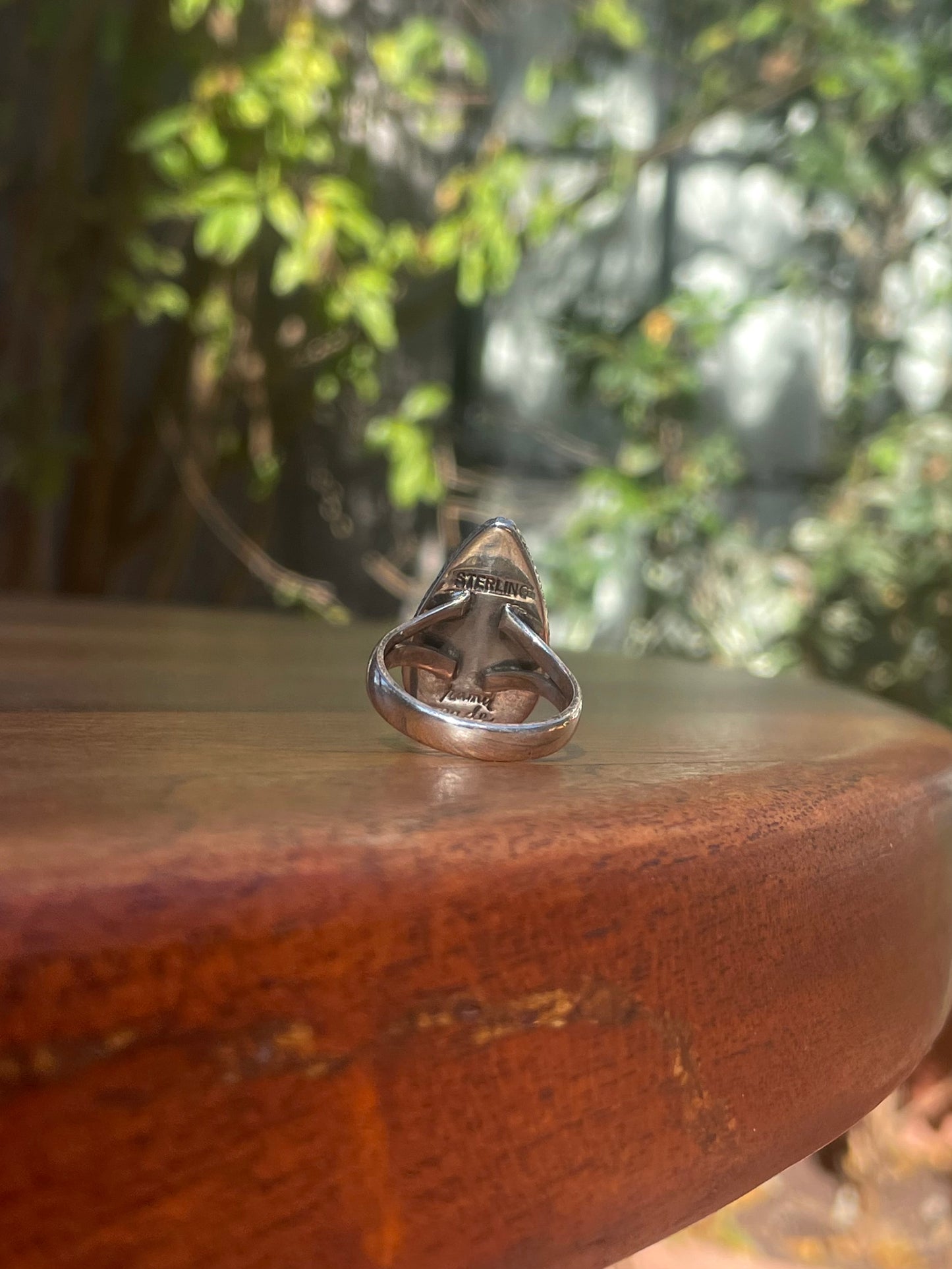 Moonstone Ring | Sterling Silver | Handmade Size 7 C862