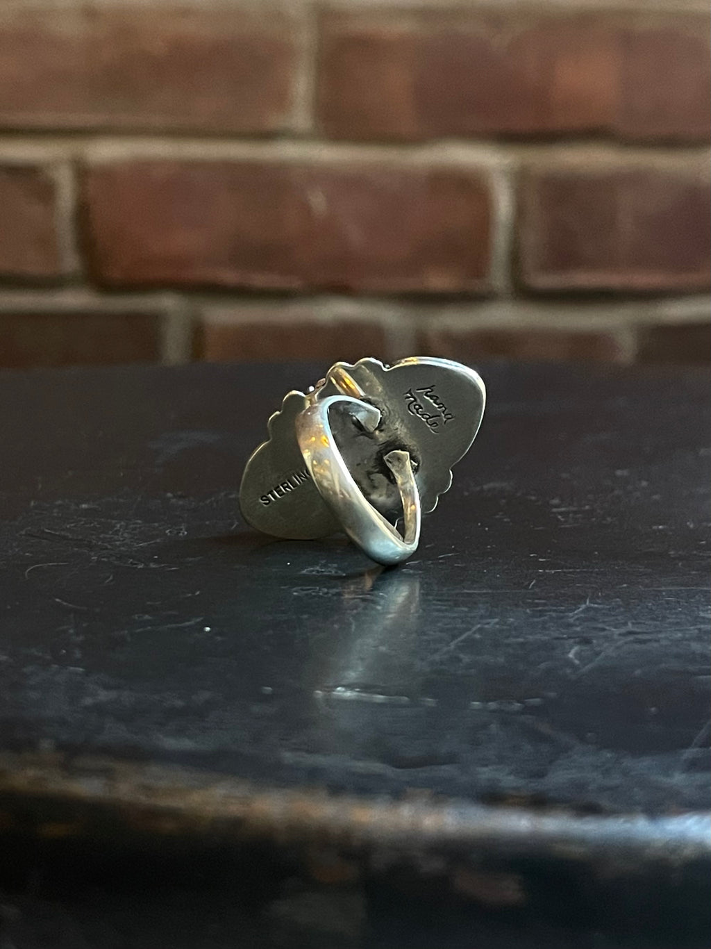 Spiny Oyster Floral Ring Size 6 | Sterling Silver E844