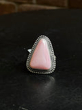 Twisted Wire Pink Conch Ring | Sterling Silver | Size 7 | A463