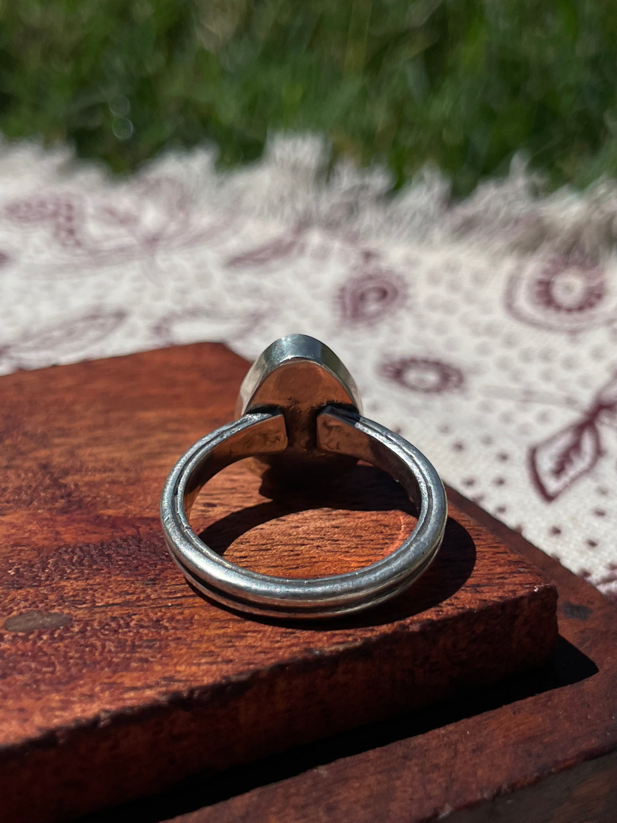 Turquoise Ring | 925 Sterling Silver Size 8 D293